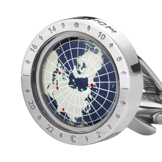 1858 Geosphere manchetknapper Blå