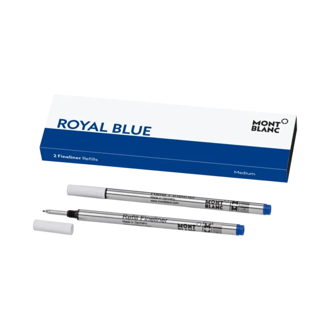 2 Fineliner-refiller, Royal Blue – Medium