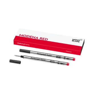 2 rollerball-refiller, Modena Red – Medium