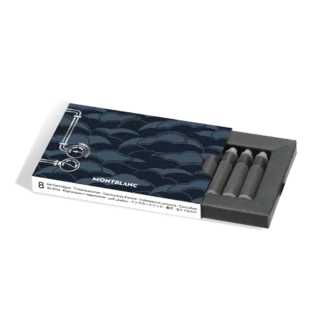 Blækpatroner, Meisterstück Around the World in 80 Days, blå – 8-pak