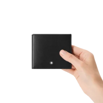 Blød, tynd tegnebog med 4 kortlommer