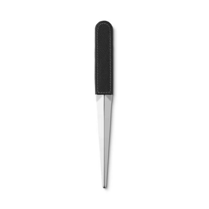 Brevkniv i stål og læder
