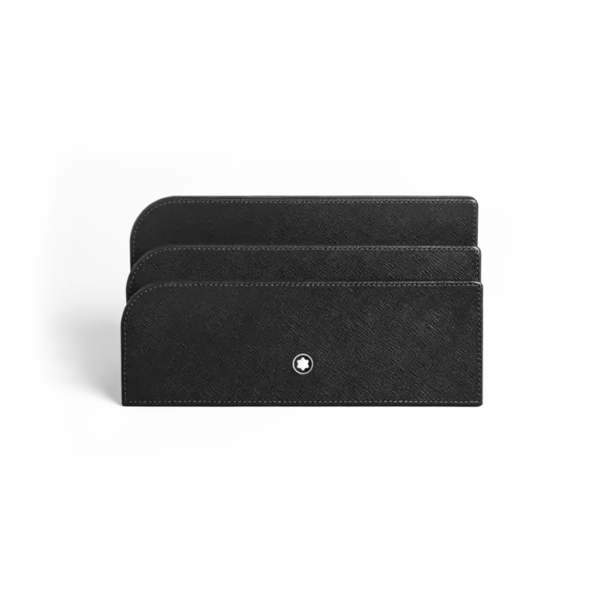 Brevvogn, Saffiano-læder, sort