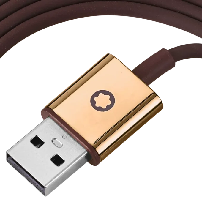 Brunt kabelsæt til Montblanc MB 01-hovedtelefoner