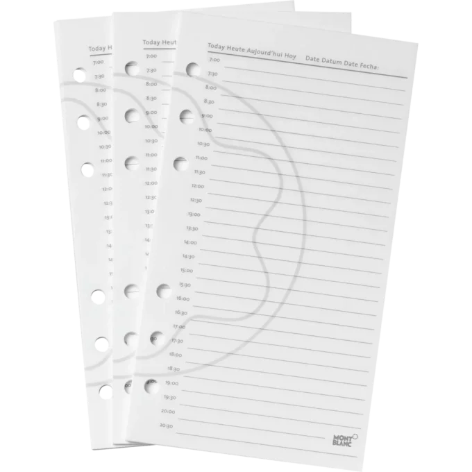 Daglige planlægningssider, medium