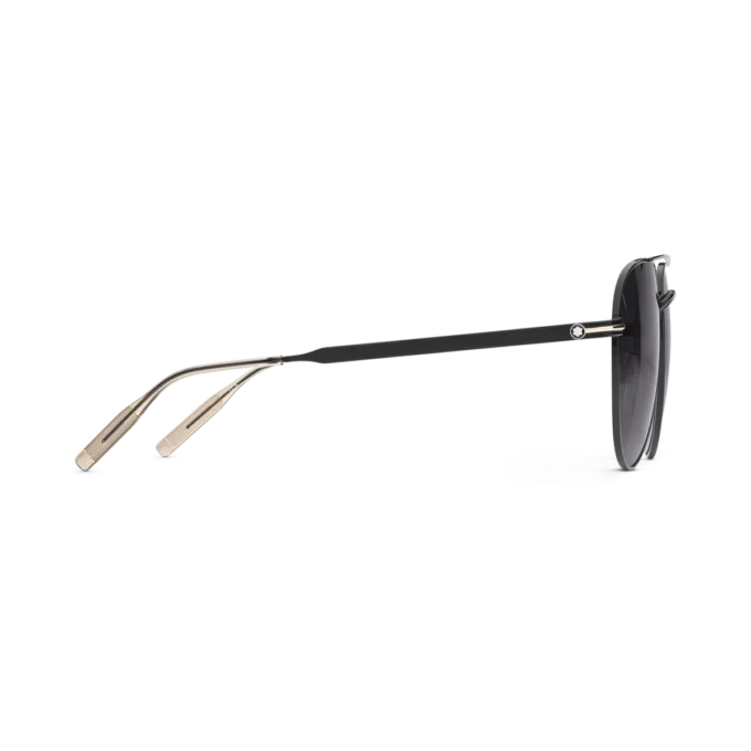 Firkantede solbriller med sort metalstel Firkantede solbriller med sort metalstel