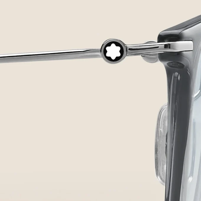 Firkantede solbriller med sprøjtestøbt grå ramme