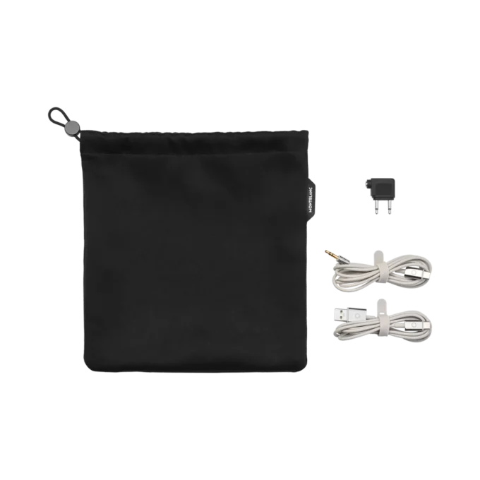 Gråt rejsesæt til Montblanc MB 01-hovedtelefoner