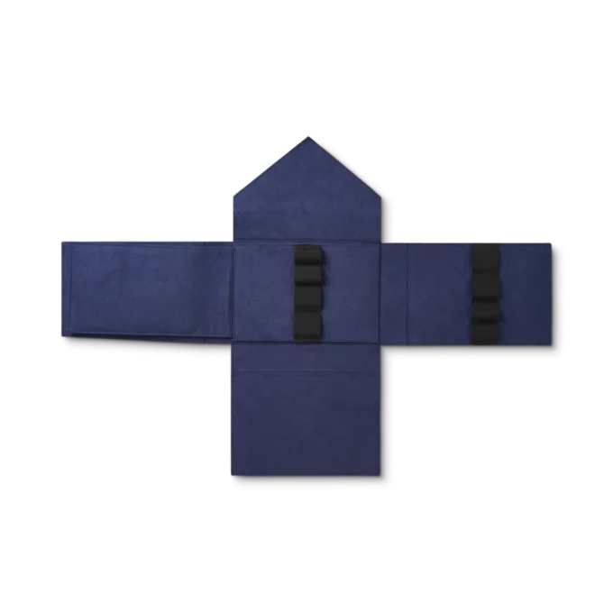 Læderopbevaringsæske til 8 skriveinstrumenter