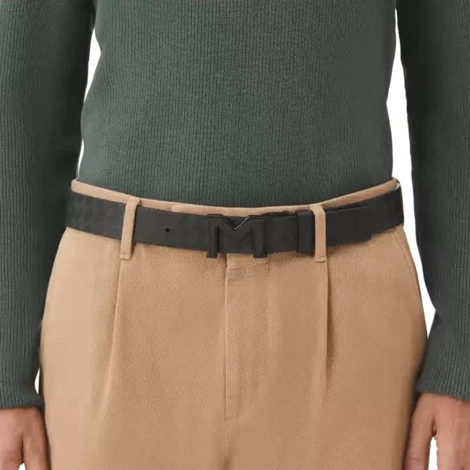 M-spænde Extreme 3.0 sort/almindeligt sort 35 mm vendbart læderbælte M-spænde Extreme 3.0 sort/almindeligt sort 35 mm vendbart læderbælte