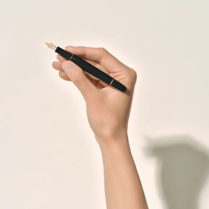 Meisterstück guldbelagt Classique fyldepen (M)