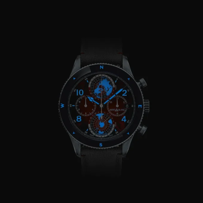 Montblanc 1858 Geosphere Chronograph 0 Oxygen Limited Edition – 290 eksemplarer