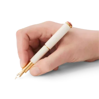 Montblanc Heritage Rouge et Noir “Baby” Special Edition elfenbensfarvet fyldepen F