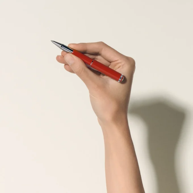 Montblanc Heritage Rouge et Noir “Baby” Special Edition koralfarvet rollerball