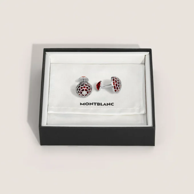 Montblanc Meisterstück manchetknapper med jaspissten Montblanc Meisterstück manchetknapper med jaspissten