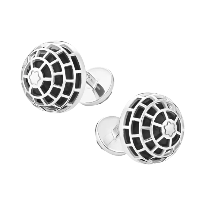 Montblanc Meisterstück manchetknapper med onyxsten Montblanc Meisterstück manchetknapper med onyxsten