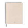 Notebook Large, Saffiano-læder, Cloudy Beige – Linjerede sider