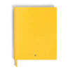 Notebook Large, Saffiano-læder, Modena Yellow – Linjerede sider