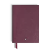 Notebook Medium, Cassis-læder, burgunder, linjerede sider Notebook Medium, Cassis-læder, burgunder, linjerede sider