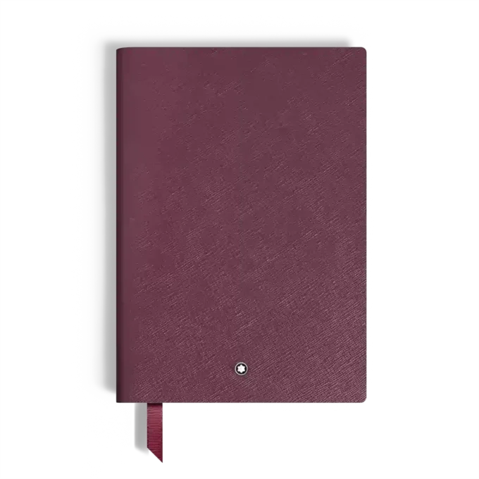Notebook Medium, Cassis-læder, burgunder, linjerede sider Notebook Medium, Cassis-læder, burgunder, linjerede sider