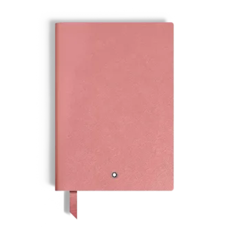 Notebook Medium, Saffiano-læder, Blush – Linjerede sider