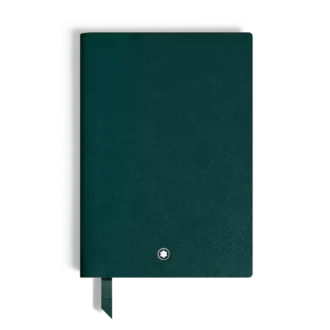 Notebook Medium, Saffiano-læder, British Green – linjerede sider