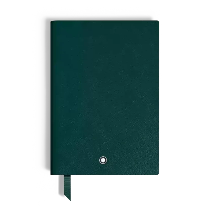 Notebook Medium, Saffiano-læder, British Green – linjerede sider