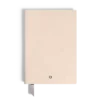 Notebook Medium, Saffiano-læder, Cloudy Beige – Linjerede sider