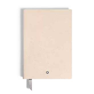 Notebook Medium, Saffiano-læder, Cloudy Beige – Linjerede sider