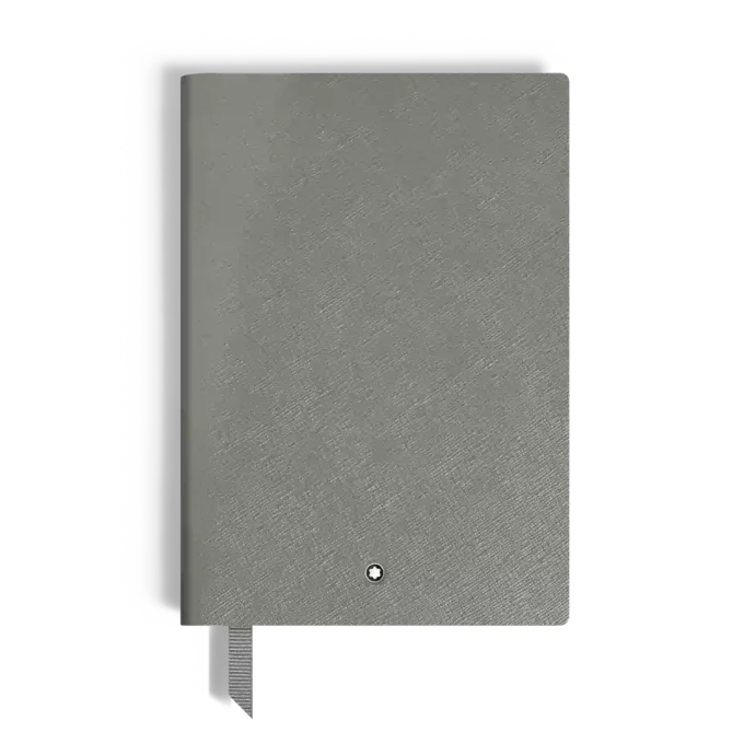 Notebook Medium, Saffiano-læder, Medium Grey – Linjerede sider Notebook Medium, Saffiano-læder, Medium Grey – Linjerede sider