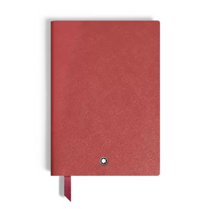 Notebook Medium, Saffiano-læder, rød – blanke sider Notebook Medium, Saffiano-læder, rød – blanke sider