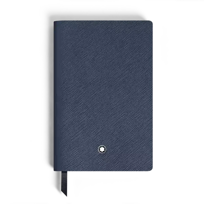 Notebook Small, Saffiano-læder, blå – linjerede sider Notebook Small, Saffiano-læder, blå – linjerede sider