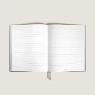 Notebook Small, Saffiano-læder, Cloudy Beige – Linjerede sider
