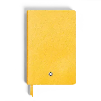 Notebook Small, Saffiano-læder, Modena Yellow – Linjerede sider