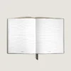 Notebook Small, sort læder, sort, linjerede sider Notebook Small, sort læder, sort, linjerede sider