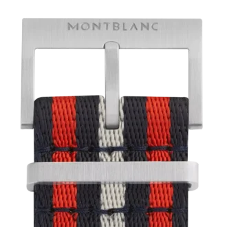 Rød og blå nylonrem