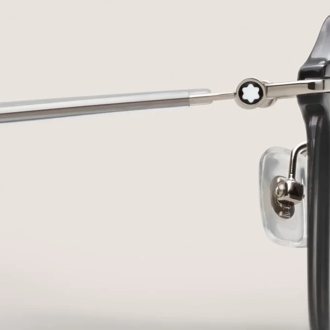 Runde solbriller med grå indsprøjtet stel