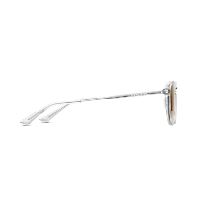 Runde solbriller med gråfarvet sprøjtestøbt stel Runde solbriller med gråfarvet sprøjtestøbt stel