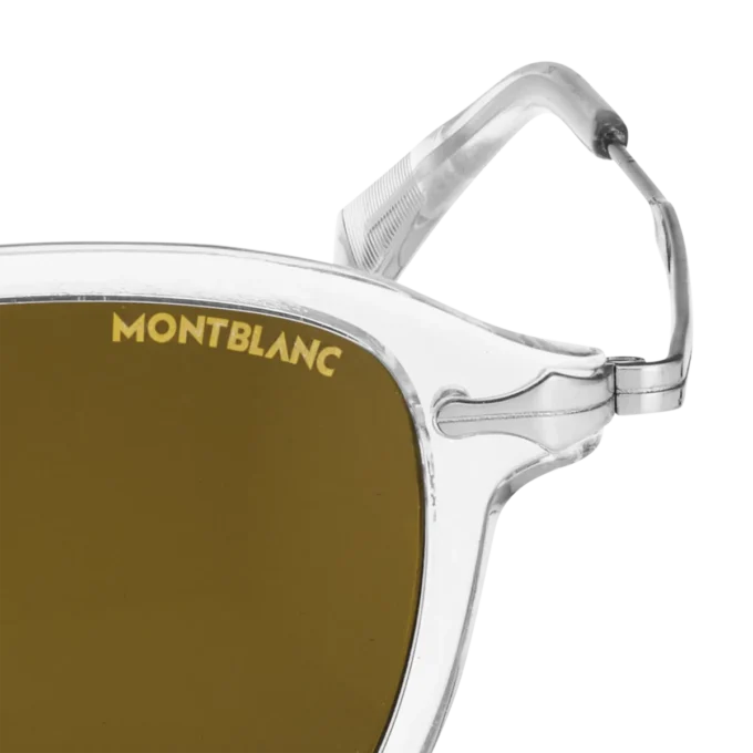 Runde solbriller med gråfarvet sprøjtestøbt stel Runde solbriller med gråfarvet sprøjtestøbt stel