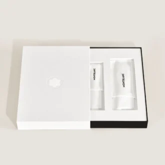 Sæt med PIX Deep Green Rollerball & Montblanc konvolut 1-pennepose