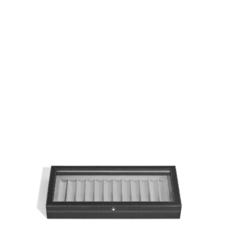 Samleræske til 12 skriveinstrumenter i lakeret træ