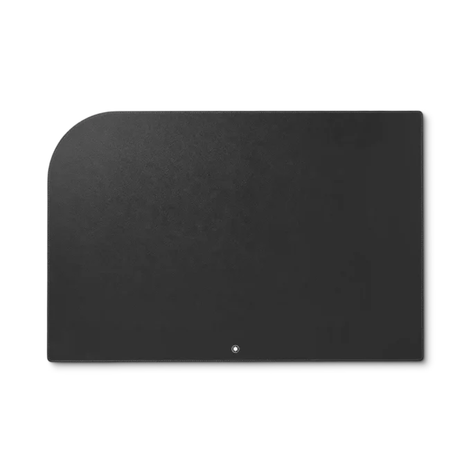 Skrivebordsunderlag i sort læder