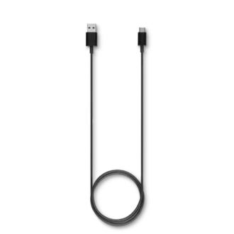 Sort USB-C-kabel