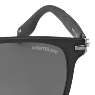 Squared solbriller med sort acetatstel