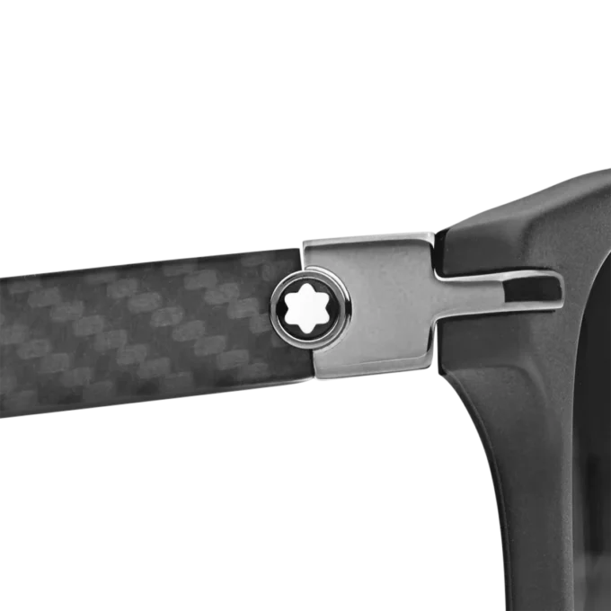 Squared solbriller med sort acetatstel