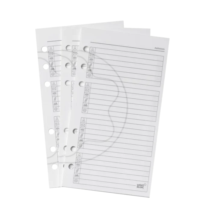 Telefon- og adresseblad, mellemstort