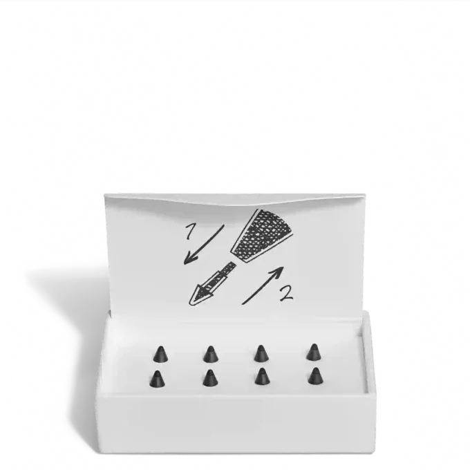 Matte udskiftningsspidser til Montblanc Digital Pen Black