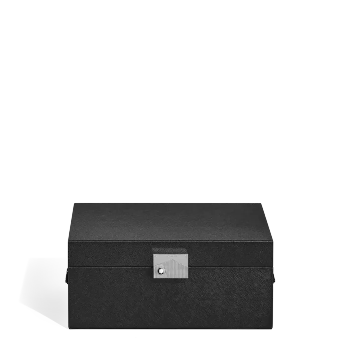 Urkasser i sort læder